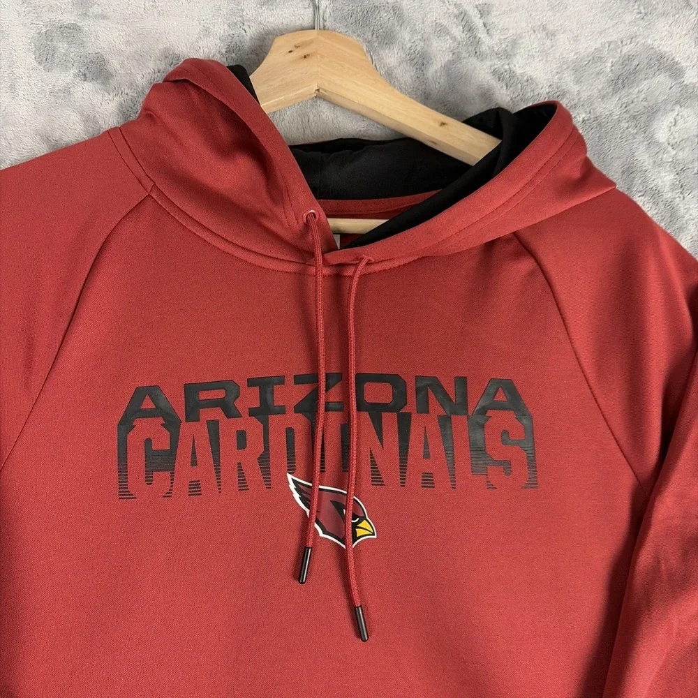 Arizona Cardinals NFL Team Mens Hoodie Pockets Long Sleeve Pullover Size Large